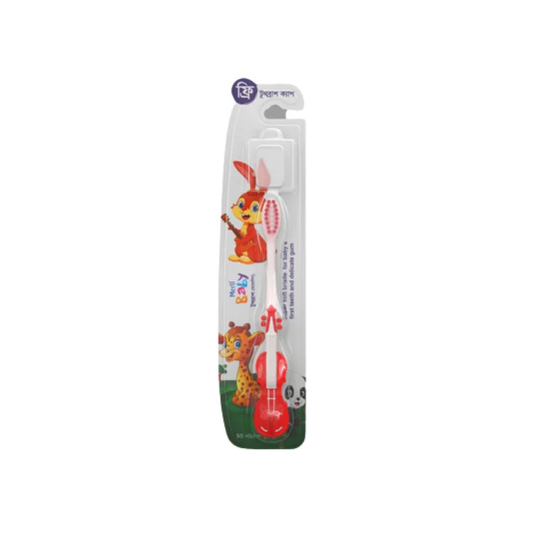 Meril Baby Toothbrush Violin Soft Assorted Color (1 Piece)