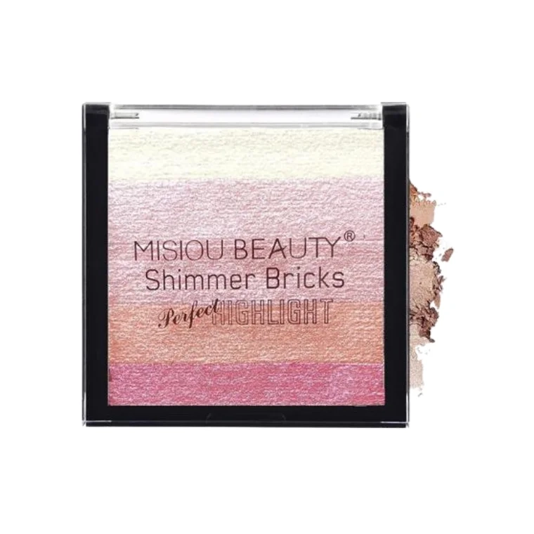 Misiou Beauty Shimmer Bricks Perfect Multicolor Highlighter #03 (10gm)