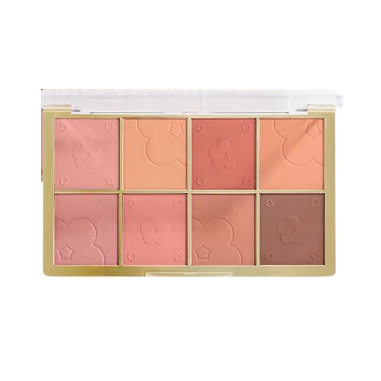 Miss Rose Brick Blusher Palette (8-color)