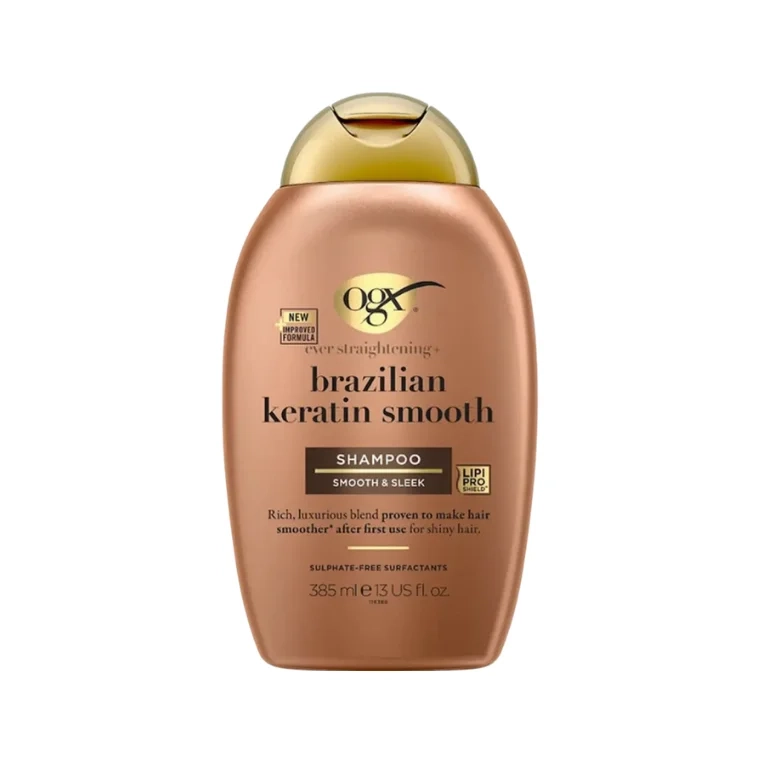 OGX Brazilian Keratin Smooth Shampoo (385ml)