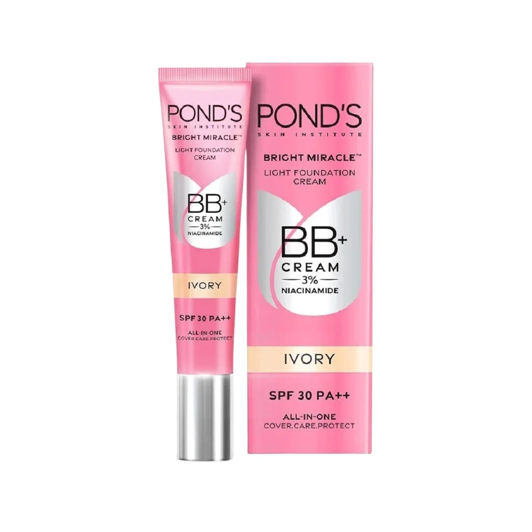 Ponds Natural SPF30 PA++ All In One 3% Niacinamide BB+ Cream #Ivory (18gm)