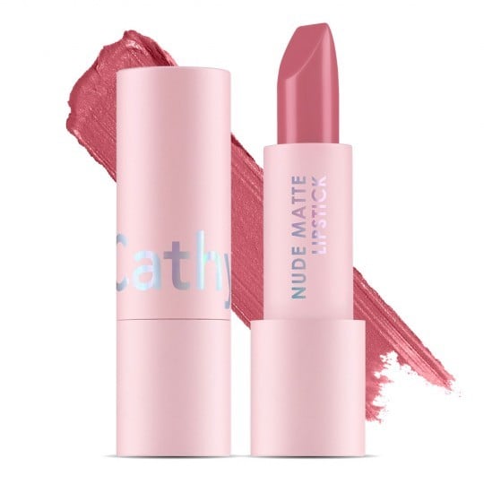 Cathy Doll Nude Matte Lipstick #04 Barely Pink (3.5gm)