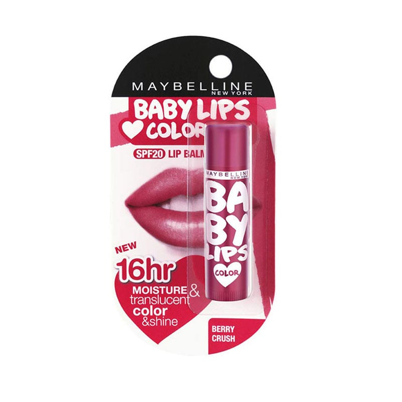 Maybelline New York Baby Lips Color Lip Balm Berry Crush SPF 20 (4gm)
