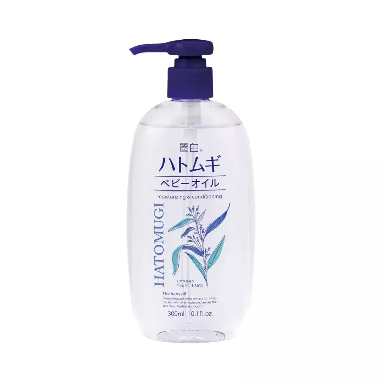 Kumano Yushi Hatomugi Moisturizing & Conditioning Baby Oil (300ml)