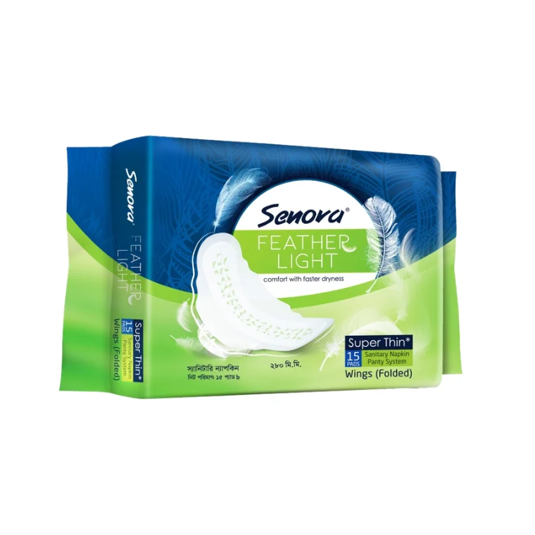 Senora Feather Light Sanitary Napkin (Panty System) (8 pads)
