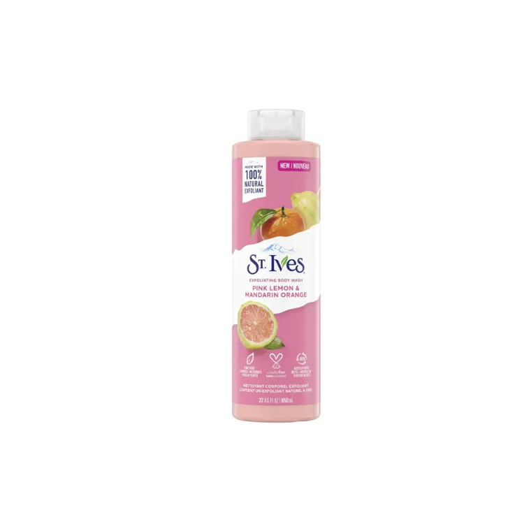 St.Ives Exfoliating Body Wash Pink Lemon & Mandarin Orange (650ml)
