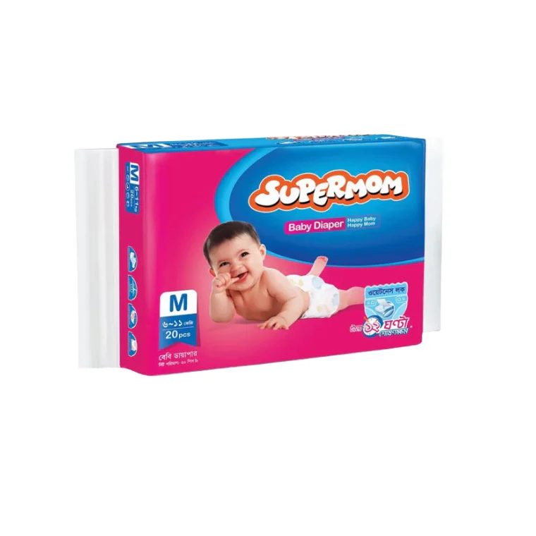 Supermom Baby Diaper Medium (6-11)kg (5pcs)