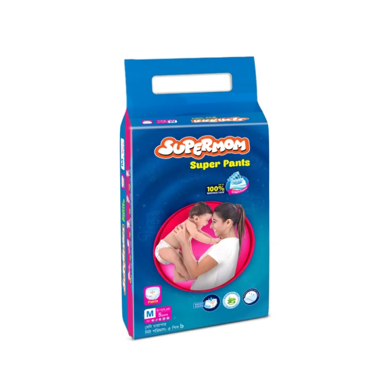 Supermom Baby Pant Diaper Medium (6-12) Kg (5pcs)