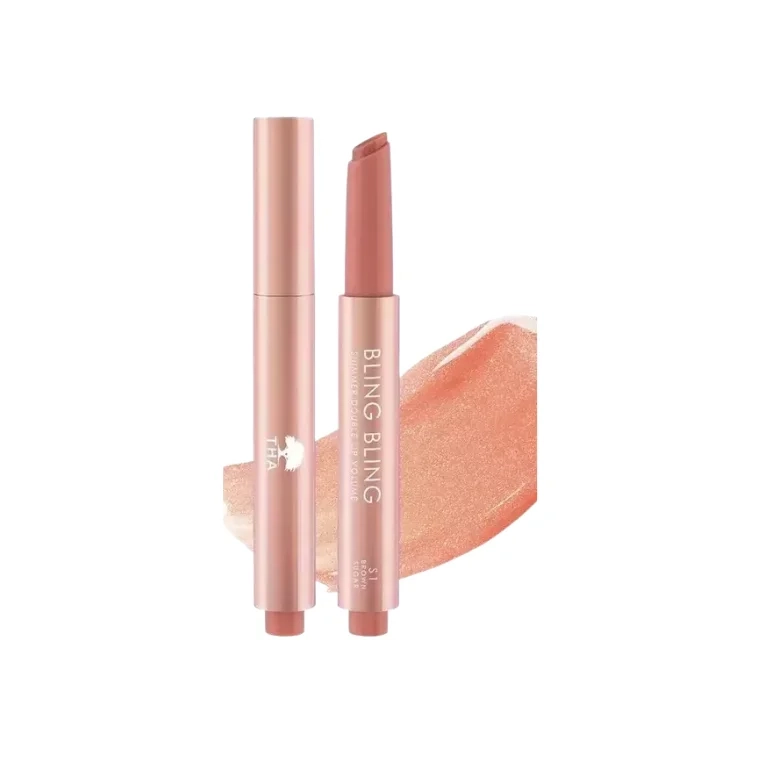 THA Bling Bling Shimmer Double Lip Volume #S1 Brown Sugar (2gm)