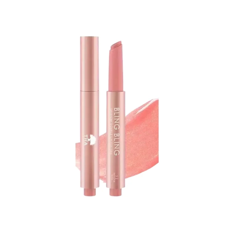 Tha Bling Bling Shimmer Double Lip Volume #S2 Orange Rose (2gm)