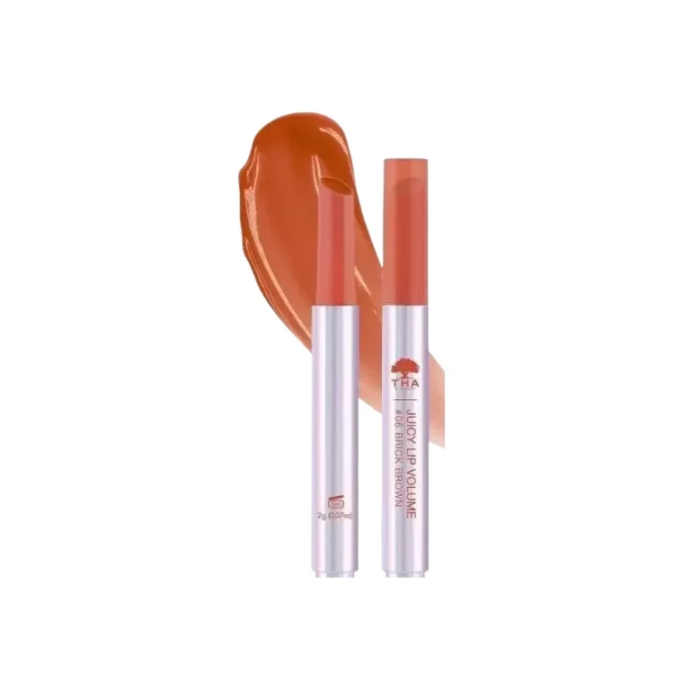 Tha By Nongchat Juicy Lip Volume #06 Brick Brown (2gm)