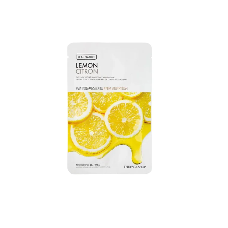 The Face Shop Real Nature Lemon Face Mask (20gm)
