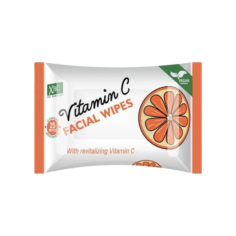 XBC Vitamin-C Cleansing Facial Wipes (25pcs)
